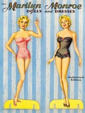 VINTAGE UNCUT 1953 MARILYN MONROE PAPER DOLLS HD LASER REPRODUCTION~LO PR~HIQ picture
