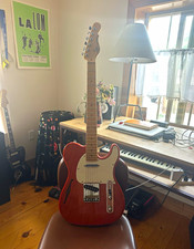 G&L Tribute ASAT Classic Semi-Hollow Custom No Caster Pickups and Pick Guard picture