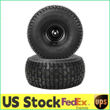 🔝Set of 2,20x10-8 20x10x8 Lawn Mower Tractor Cart Turf Tire & Wheel Assembly 20 picture