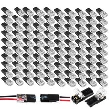 Quick Splice Wire Connector 100PCS 2 Pin Plug AWG 18-22 For Automotive LED DIY picture