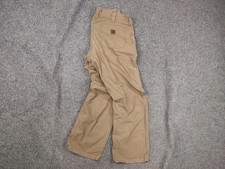 Vintage Carhartt B151 dkn canvas beige Pocket Logo Faded USA Baggy Pants USA picture