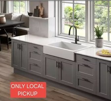 ✨️ SINKOLOGY SK450-34FC Josephine Apron Farmhouse 34 in. 3-Hole Kitchen Sink 🆕 picture