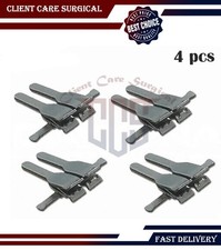 4Sets Neurosurgery Plastic Surgery Micro Vascular Clamps V-2 Small Size 4Set picture