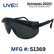 Gray Anti-Scratch Safety Glasses - Uvex Astrospec® 3000 #S1369 - USA Made picture