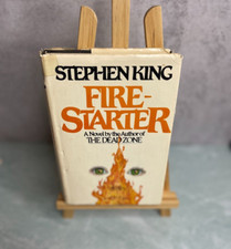 Vintage Stephen King Firestarter book HCDJ Viking Press 1980 Horror Book club ed picture