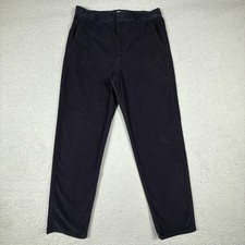 COS Pants Mens 34 Navy Corduroy Straight Chino Standard Wale Dress Casual EUC picture