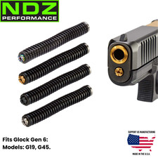 NDZ Stainless Steel Recoil Guide Rod Fits Glock Gen 6 19 45 picture