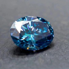 Natural Blue Diamond 2.70 CT 1 Pcs 8x10 MM Oval Cut VVS1 D Grade Certified A1 picture