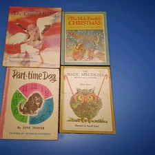 Vintage 60's Hardcover Children's books Part-time Dog Crane Maiden Etc. picture