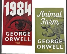 1984  & Animal Farm  (Set of 2 Books)  by  George Orwell -NEW picture