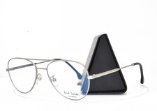 Paul Smith Eyeglasses Frame Aviator Satin Silver 55-17-145 ANGUS P006 V1 03 picture