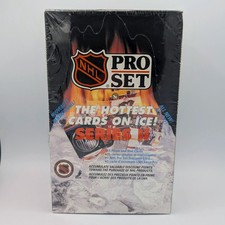 1990-91 Pro Set Series 2 Hockey Factory Sealed Wax Box 36 Packs Jagr Fedorov RC picture