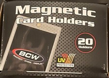 BCW Brand 35pt Magnetic One Touch Box of 20 Holders UV  1-MCH-35-  picture
