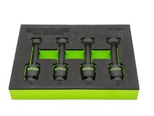 VIM BCS800 Tools 4 PC. 1/2'' DR. IMPACT BALL UJ CLOSE-QUARTER SOCKET SET picture