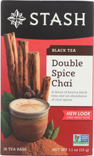 Stash Tea Double Spice Chai Black Tea, 36 Foil Tea Bags Total picture