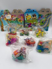 1992 McDonald's Tiny Toon Adventures 7 Sealed Happy Meal Toys + 2 Boxes Vintage picture