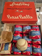 1950s Official National League Warren Giles Baseball Mint In Original Packaging picture