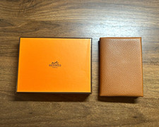 HERMÈS Calvi Duo Barenia Faubourg Card Case Wallet picture