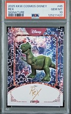 2025 Kakawow Cosmos Disney Signatures Auto #45 Rex Cosmos Star /100 PSA 10 picture