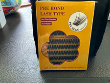 Pre Bond Lash Type Self-Adhesive Glue-Free Lash Clusters Black Natural MJ10-02 picture