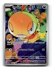 Scraggy 140/128 Illustration Rare ME: 30th Celebration Pokemon Holo Near Mint picture