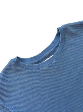Sunny Side By Sundry Coastal Lounge Waffle Knit Blue Long Sleeve SZ XL picture