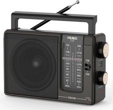 AM FM Radio Portable Plug in Wall or AA Battery Operated for Home/Outdoor & Emer picture