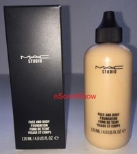 MAC STUDIO FACE AND BODY FOUNDATION LIQUID MAKEUP 4.0 4 OZ 120 ML JUMBO PRO NIB picture