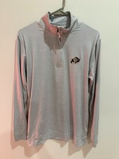 Champion Colorado Buffaloes Quarter Zip Pullover Mens Small CU Buffs NWOT picture