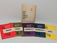 Vintage 1965 AA Grapevine Best of Bill W Set 5 Faith Fear Honesty Humility Love picture