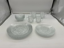 16 Pc Cristal D'Arques Luminarc Glass Coffee Mugs~Salad/Dinner Plates~Bowls picture