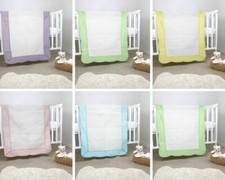 Handmade Baby Quilt For Nursery Warm Soft Baby Blanket Cotton Crib Quilt picture