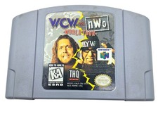 THQ WCW vs. nWo World Tour Nintendo 64 Grey Wrestling Game NUS-006 USA picture