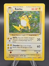 Raichu 14/102 Base Set Holo picture