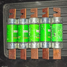Bussmann Fusetron FRN-R-200 200A 250VAC Time-Delay HRC Fuse Bolt-On 1 pk picture