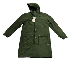 Duluth Trading Storm Heckler Raincoat Mens Lined Waterproof Green Multiple Sz picture