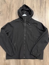 Prada Black Re-Nylon Windbreaker Jacket with Hood, Size Small picture