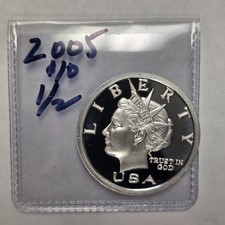 2005 ½ Ounce Norfed $10 Liberty Single Coin From Original Roll picture