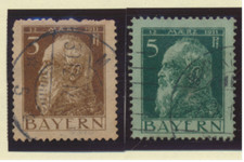 Bavaria Stamps Scott #77 To 79, Used picture