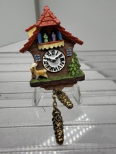 Vintage Dollhouse Miniatures & Decor~1:12~Black Forest Cuckoo Clock  picture