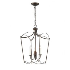 Maxim Lighting Plumette 3-Light Pendant, Chestnut Bronze - 12163CHB picture
