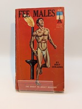 Fee Males Bert Shrader 1968 Vintage Gay Pulp Paperback French Line 37 picture
