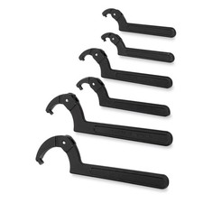 Williams JHWWS476 Adjustable Hook Spanner 6-Piece Wrench Set Black Oxide picture