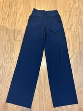 Lululemon high rise groove wide leg pants in true navy picture