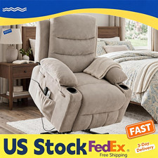 Oversized Power Lift Recliner Chair for Big and Tall, Wide Seat, Massage Heat picture