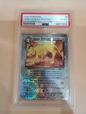 Dark Persian Reverse Foil Holo #6 2002 Pokemon Legendary Collection PSA 8 picture