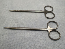 Pair Of 2 Aesculap BC177R Jameson Tenotomy Micro Curved Scissors 6