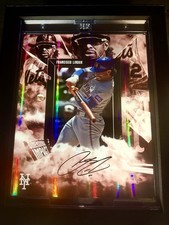 Francisco Lindor 2026 Under Wraps Fanatics Emanate signed # 4/5 Rare Mets 8x10  picture