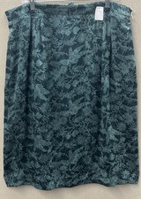 Carlisle Green Botanical Floral Print Pencil Skirt Midi NWT Size 18 picture