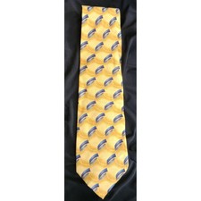Nordstrom J.Z. Richards Silk Tie Mens OS Gold Blue Geometric Good USA Made SEO picture